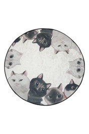 Mijölnir Angry Cats Djt Cap Alfombrilla de baño Multicolor 100 cm